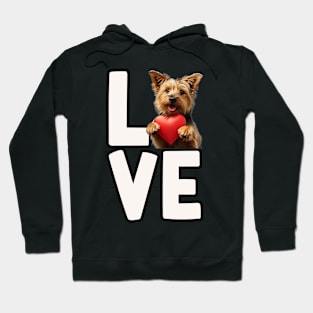 Australian Terrier Love Hoodie